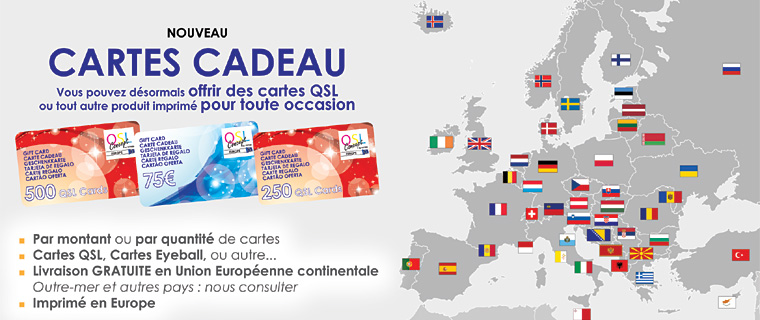 QSL Concept - Cartes Cadeau